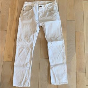 Rag & Bone mens selvedge denim size 32 white